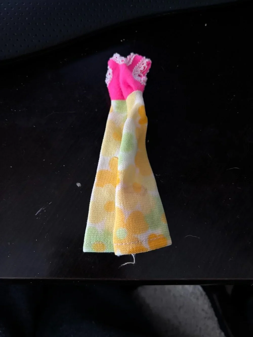 Topper Dawn doll clothes Dizzy Girl pink yellow floral jumpsuit